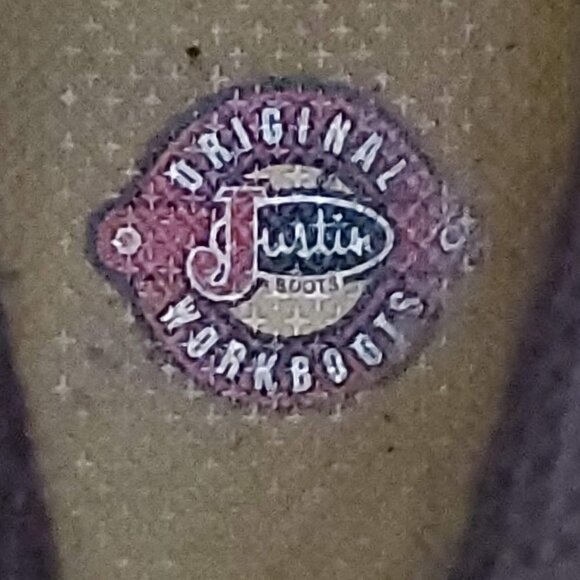 Justin Boots WK4670 - Stampede Blade Green Round Toe Wellington Work Boots